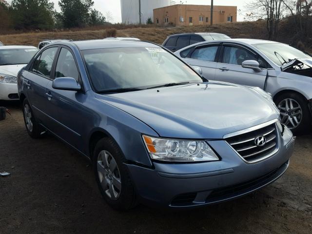 5NPET46CX9H553938 - 2009 HYUNDAI SONATA GLS BLUE photo 1