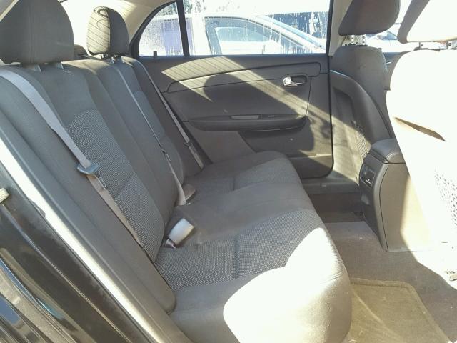 1G1ZC5E09CF181484 - 2012 CHEVROLET MALIBU 1LT შავი ფოტო 6