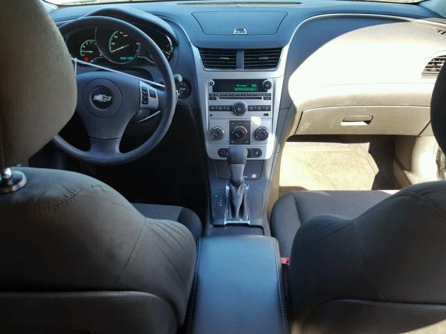 1G1ZC5E09CF181484 - 2012 CHEVROLET MALIBU 1LT შავი ფოტო 9