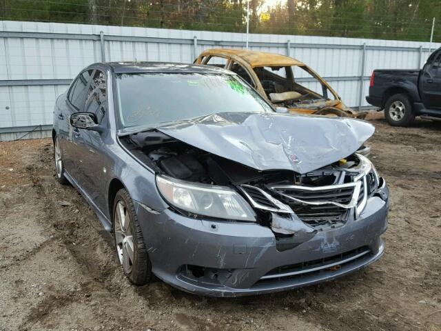 YS3FB49Y481113985 - 2008 SAAB 9-3 2.0T GRAY photo 1