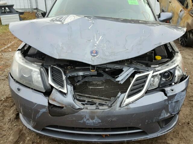 YS3FB49Y481113985 - 2008 SAAB 9-3 2.0T GRAY photo 9