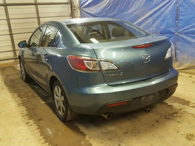 JM1BL1SGXA1166800 - 2010 MAZDA 3 I BLUE photo 3