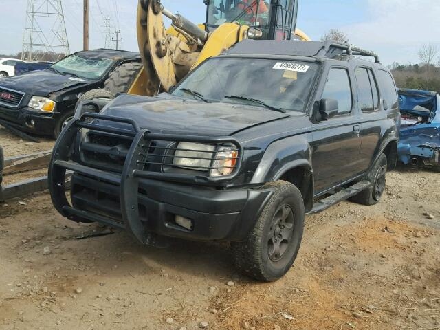 5N1ED28T5YC565161 - 2000 NISSAN XTERRA XE BLACK photo 2