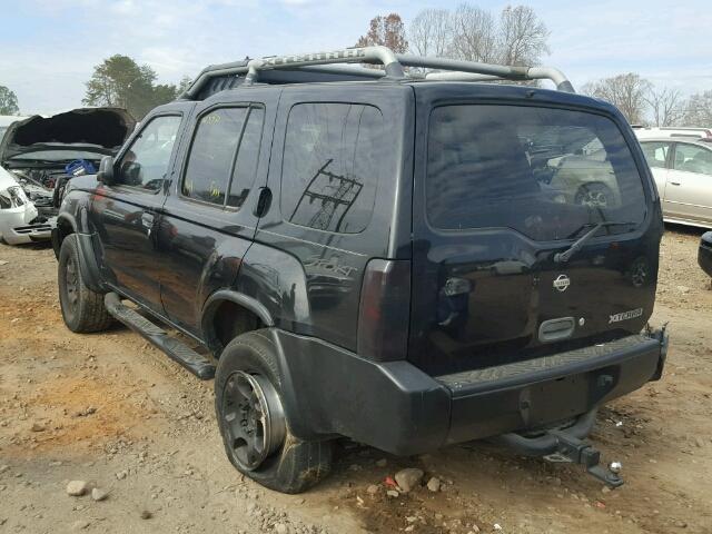 5N1ED28T5YC565161 - 2000 NISSAN XTERRA XE BLACK photo 3