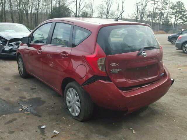 3N1CE2CP8FL405007 - 2015 NISSAN VERSA NOTE RED photo 3