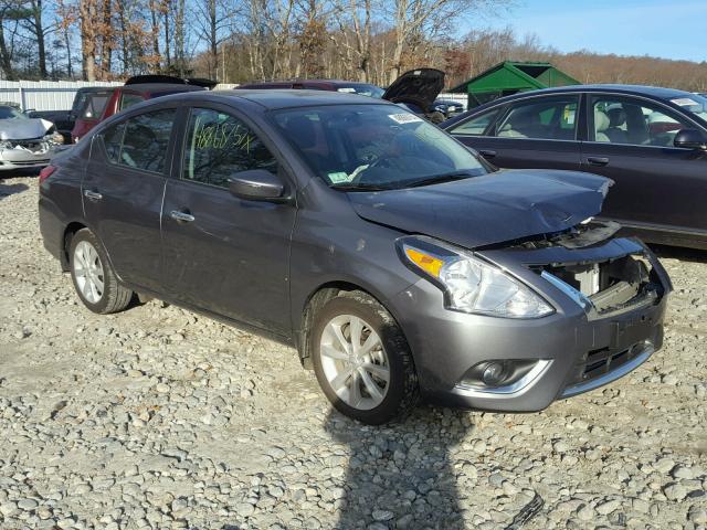 3N1CN7AP8GL822404 - 2016 NISSAN VERSA S GRAY photo 1