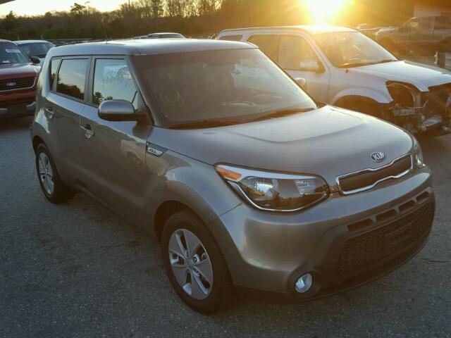 KNDJN2A29F7151145 - 2015 KIA SOUL GRAY photo 1