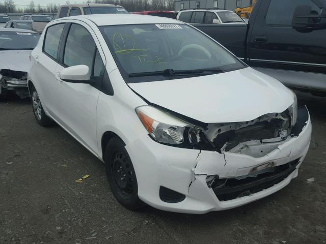 JTDKTUD35CD526584 - 2012 TOYOTA YARIS WHITE photo 1