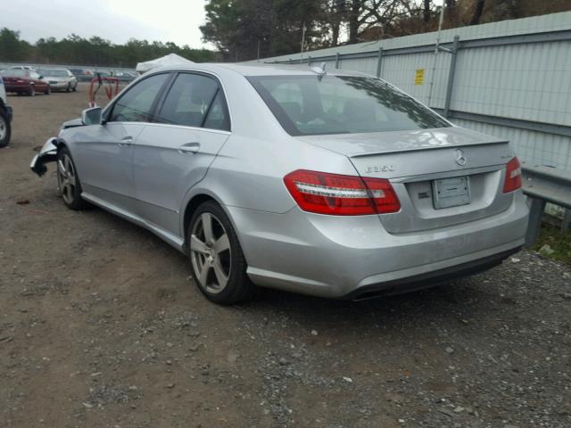 WDDHF8HB8BA426723 - 2011 MERCEDES-BENZ E 350 4MAT SILVER photo 3