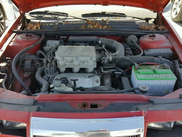 1C3XU4532NF262463 - 1992 CHRYSLER LEBARON RED photo 7