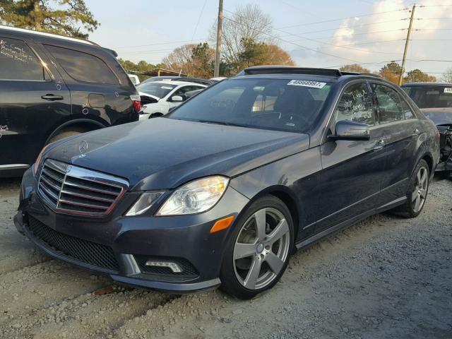 WDDHF8HB3BA439900 - 2011 MERCEDES-BENZ E 350 4MAT GRAY photo 2