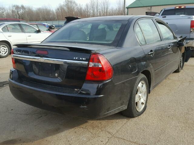 1G1ZU54895F109787 - 2005 CHEVROLET MALIBU LT BLACK photo 4