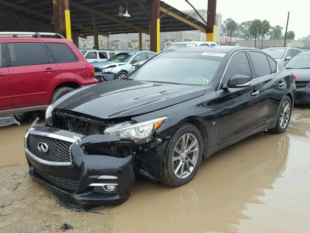 JN1BV7AP9FM351251 - 2015 INFINITI Q50 BASE BLACK photo 2