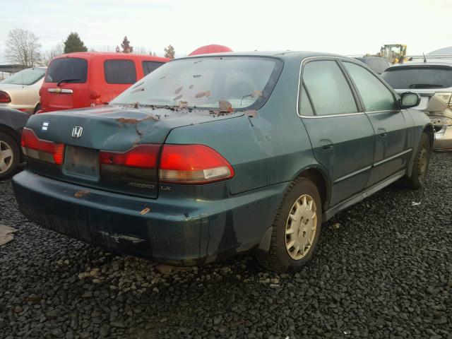 3HGCG56452G708955 - 2002 HONDA ACCORD LX GREEN photo 4