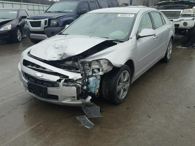 1G1ZD5E03CF134027 - 2012 CHEVROLET MALIBU 2LT SILVER photo 2