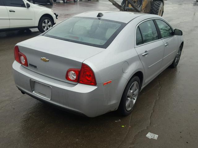 1G1ZD5E03CF134027 - 2012 CHEVROLET MALIBU 2LT SILVER photo 4