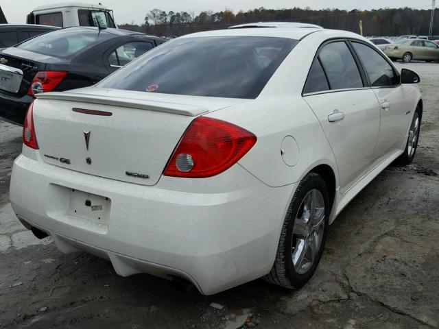 1G2ZM577584207052 - 2008 PONTIAC G6 GXP WHITE photo 4