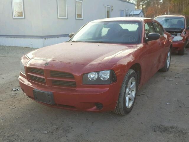 2B3KA43G08H278847 - 2008 DODGE CHARGER RED photo 2