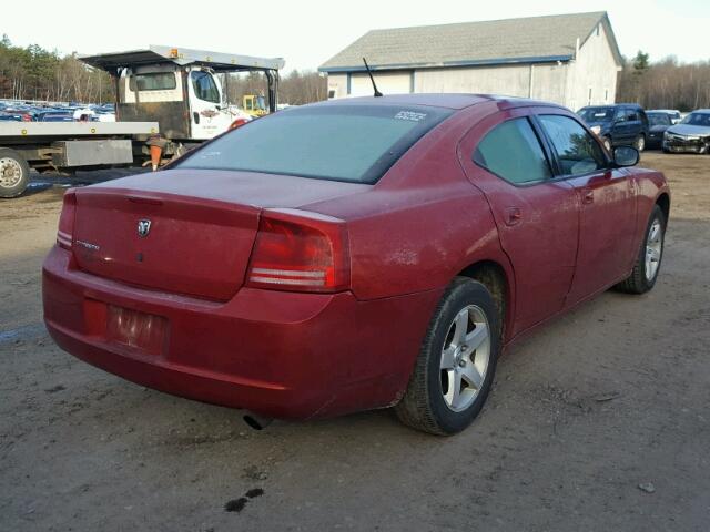 2B3KA43G08H278847 - 2008 DODGE CHARGER RED photo 4