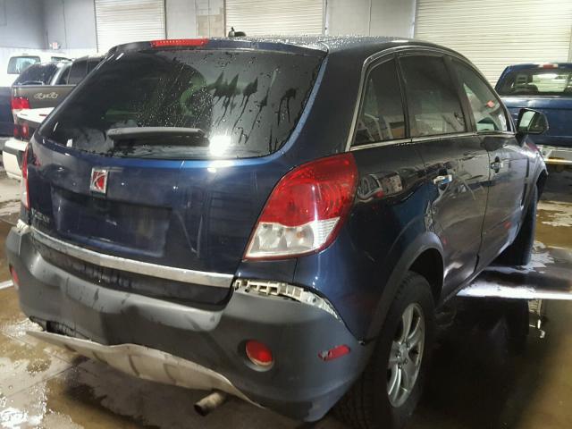 3GSCL33P98S684764 - 2008 SATURN VUE XE BLUE photo 4