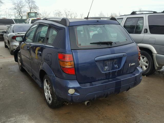 5Y2SL65847Z412445 - 2007 PONTIAC VIBE BLUE photo 3