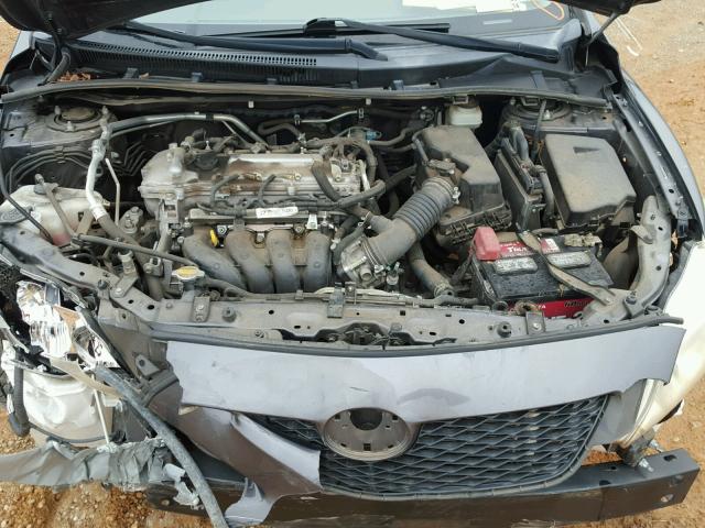 JTDBL40E999076750 - 2009 TOYOTA COROLLA BA GRAY photo 7