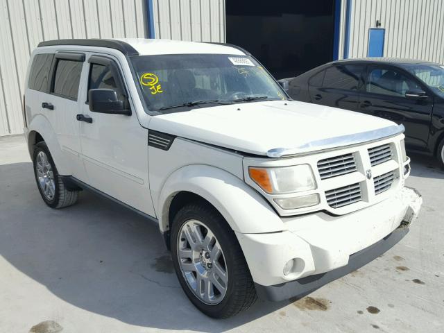 1D4PT4GK2AW161844 - 2010 DODGE NITRO HEAT WHITE photo 1