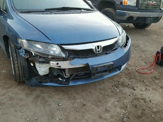 2HGFA163X9H333184 - 2009 HONDA CIVIC VP BLUE photo 9