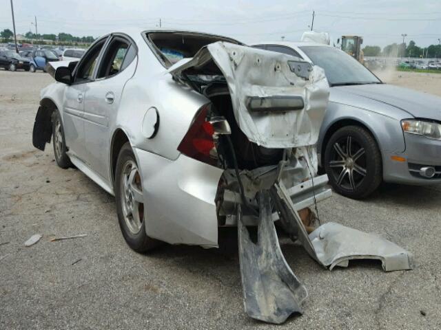 2G2WP522051286904 - 2005 PONTIAC GRAND PRIX SILVER photo 3