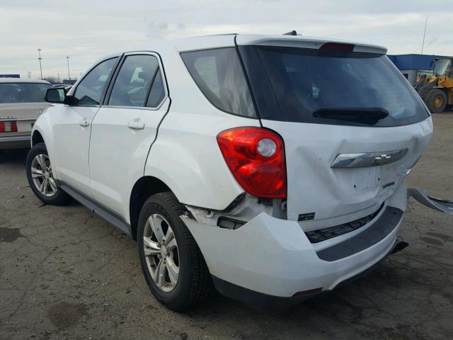 2CNALBECXB6280199 - 2011 CHEVROLET EQUINOX LS WHITE photo 3