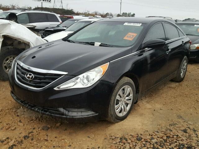 5NPEB4AC8BH148306 - 2011 HYUNDAI SONATA GLS BLACK photo 2