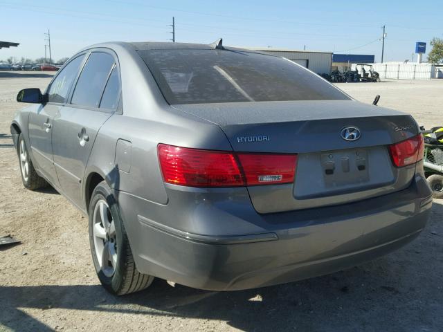 5NPET4AC6AH621650 - 2010 HYUNDAI SONATA GLS GRAY photo 3