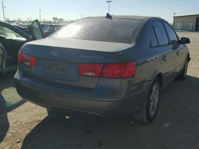 5NPET4AC6AH621650 - 2010 HYUNDAI SONATA GLS GRAY photo 4