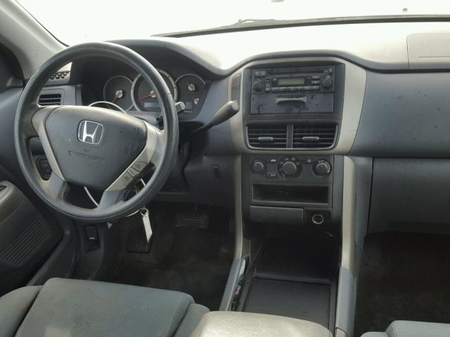 5FNYF28146B031434 - 2006 HONDA PILOT LX BLUE photo 9