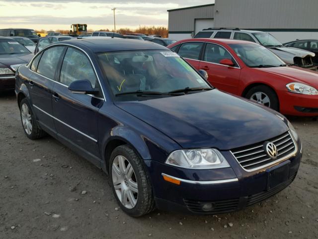 WVWTU63B35P054456 - 2005 VOLKSWAGEN PASSAT GLX BLUE photo 1