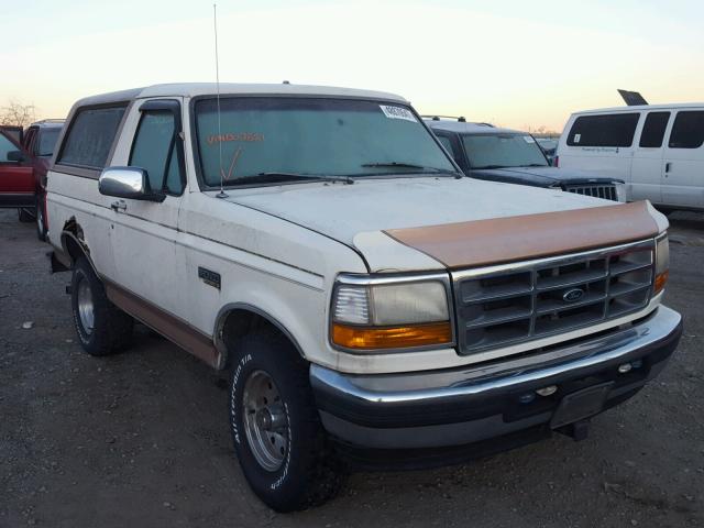 1FMEU15H7SLB03881 - 1995 FORD BRONCO U10 WHITE photo 1