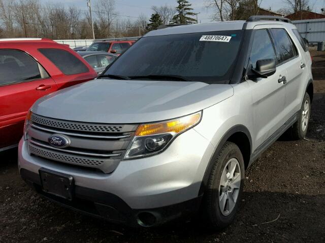 1FM5K8B84DGC66471 - 2013 FORD EXPLORER SILVER photo 2