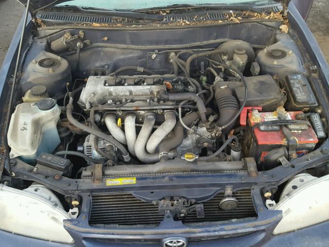 2T1BR12E3YC268216 - 2000 TOYOTA COROLLA VE BLUE photo 7