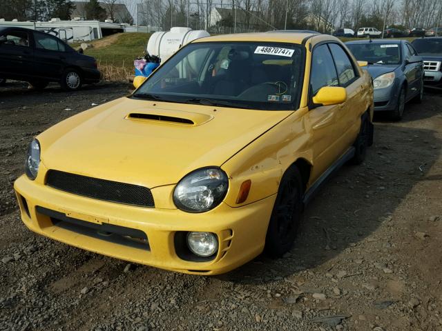 JF1GD296X3G503462 - 2003 SUBARU IMPREZA WR YELLOW photo 2