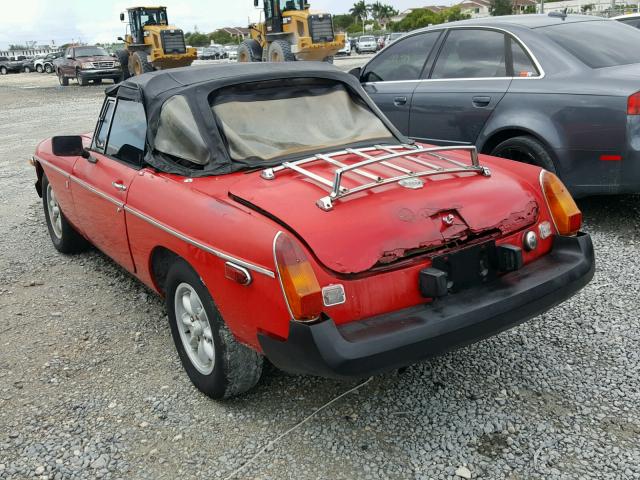 GHN5UH424575G - 1977 MG MGB RED photo 3
