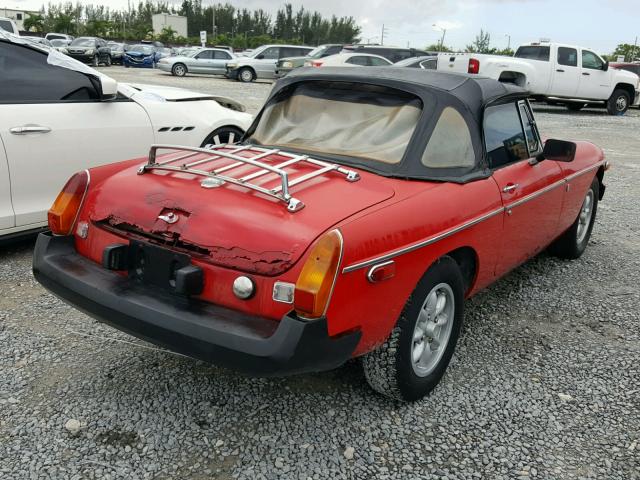 GHN5UH424575G - 1977 MG MGB RED photo 4