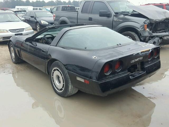 1G1AY0781E5144457 - 1984 CHEVROLET CORVETTE BLACK photo 3