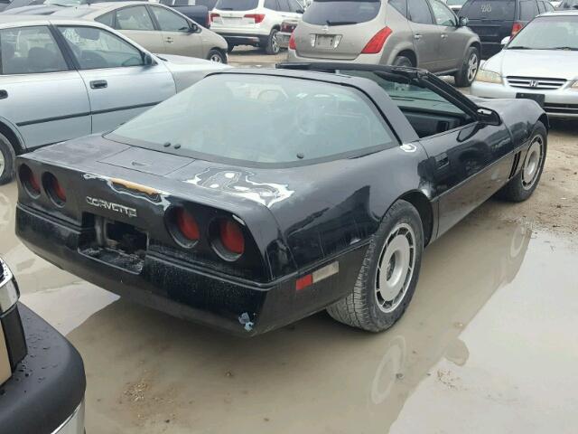 1G1AY0781E5144457 - 1984 CHEVROLET CORVETTE BLACK photo 4