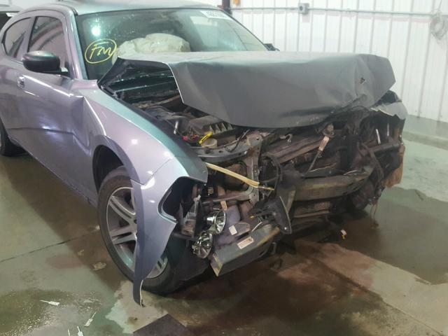 2B3KA43G47H762213 - 2007 DODGE CHARGER SE BLUE photo 9