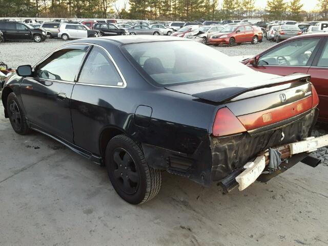 1HGCG31722A036728 - 2002 HONDA ACCORD EX BLACK photo 3