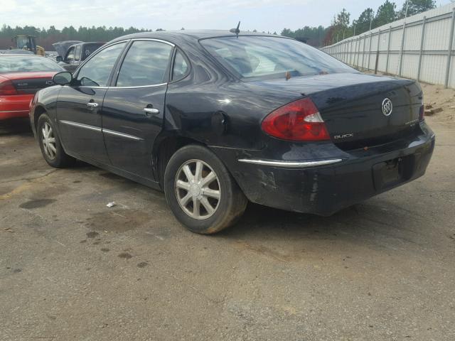 2G4WD582161194404 - 2006 BUICK LACROSSE C BLACK photo 3