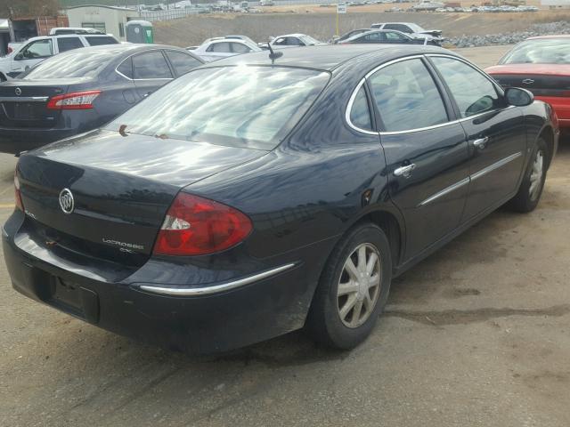 2G4WD582161194404 - 2006 BUICK LACROSSE C BLACK photo 4