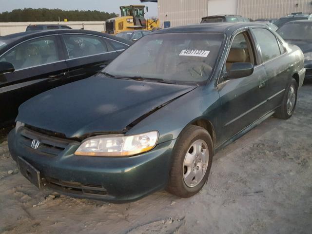 1HGCG16522A076691 - 2002 HONDA ACCORD EX GREEN photo 2