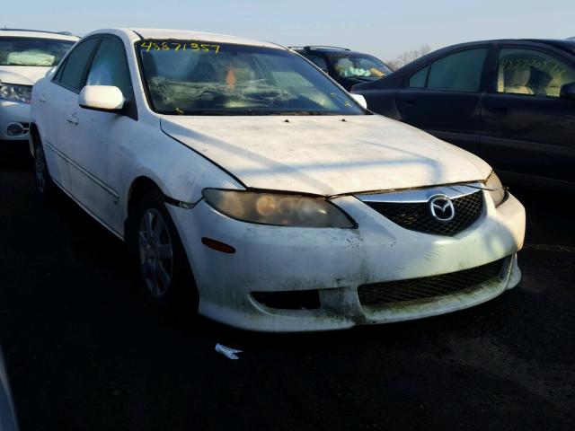 1YVFP80D435M28453 - 2003 MAZDA 6 S WHITE photo 1