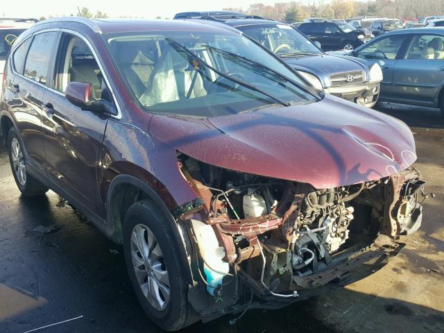 5J6RM4H7XDL031212 - 2013 HONDA CR-V EXL 栗色 照片 1